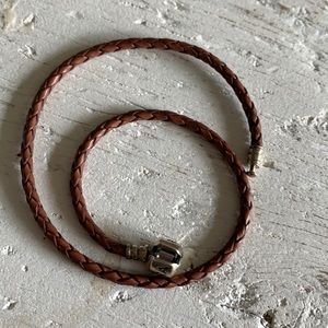 Leather Pandora bracelet